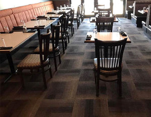 Wood Grain Metal Chairs