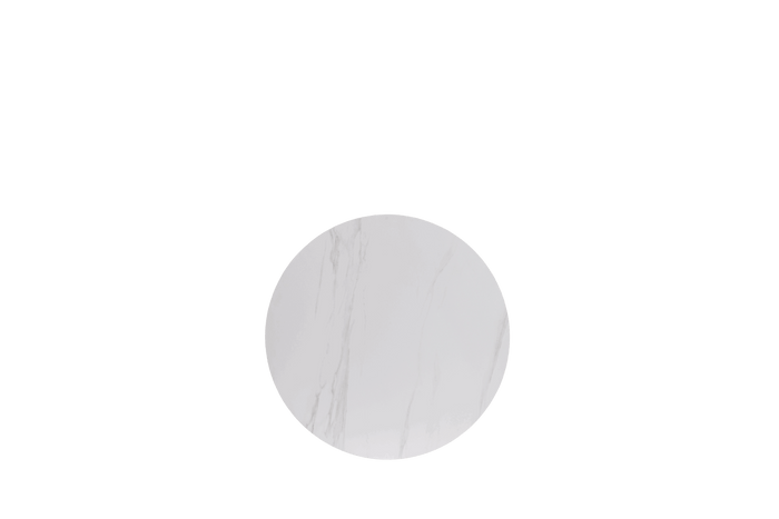 Sintered Stone Top 24″Rd Table Top Glacier White