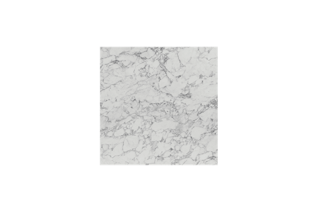 Deluxe HPL 32″x32″ Sq Table Top Marble Carrera