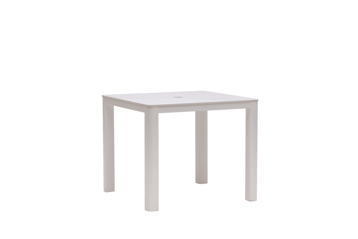 Hampshire 35″SQ Dining Table w/UH Glacier White