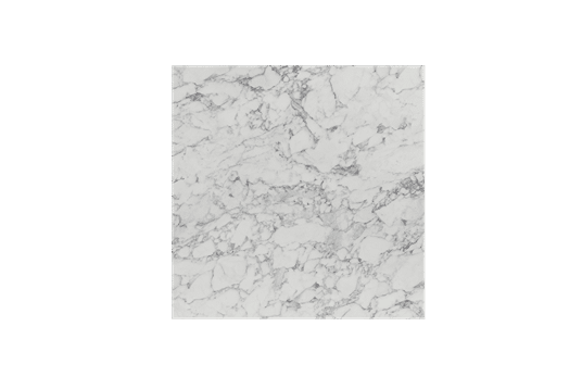 Deluxe HPL 36″x36″ Sq Table Top Marble Carrara