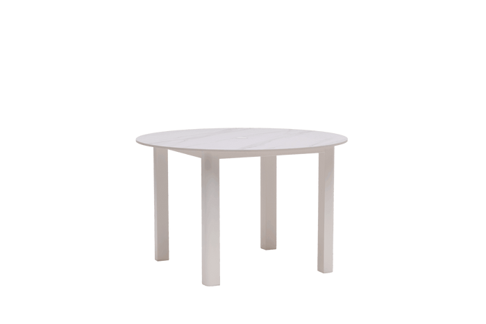 Hampshire 48″RD Dining Table w/UH Glacier White