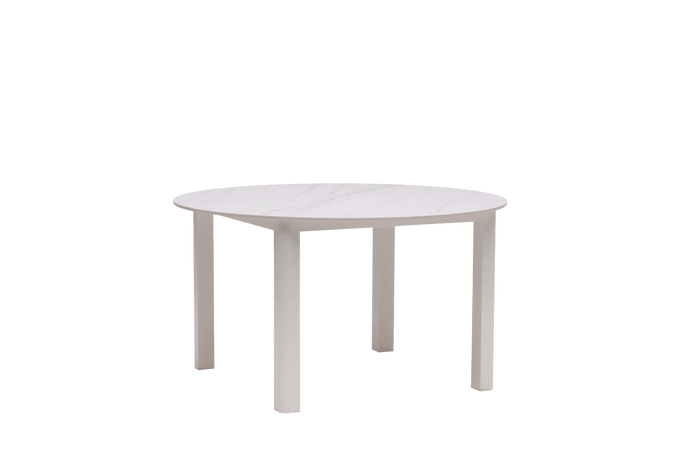 Hampshire 54″RD Dining Table w/UH Glacier White