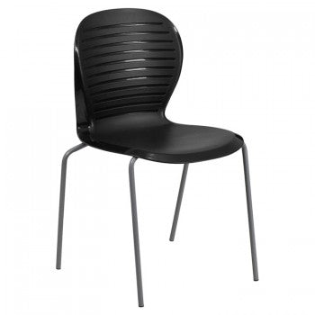 ADRIA SERIES BLACK STACK CHAIR