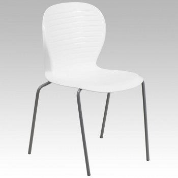 ADRIA SERIES WHITE STACK CHAIR