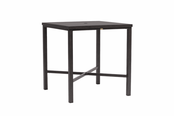 Canbria 39″ Sq Bar Table W/UH Rusty Umber