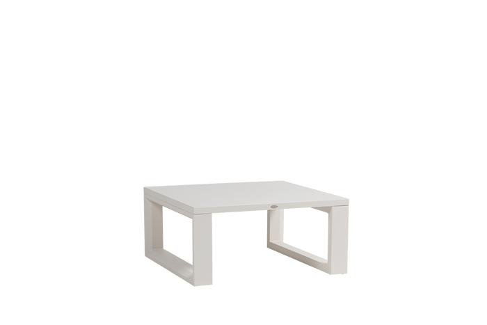 Element 5.0 40"Square Coffee Table w/ Aluminum