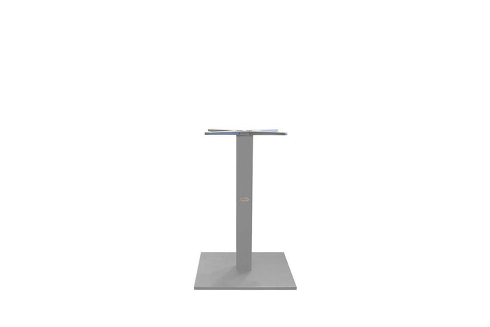 New Rome Deluxe Sq Table Base (KD) Silver