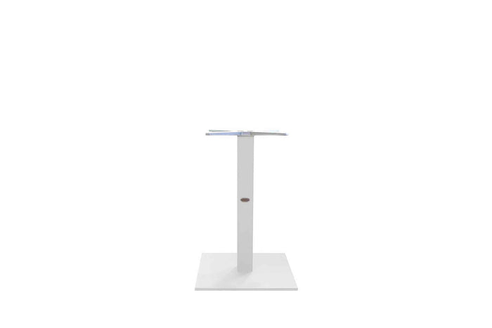 New Rome Deluxe Sq Table Base (KD) White