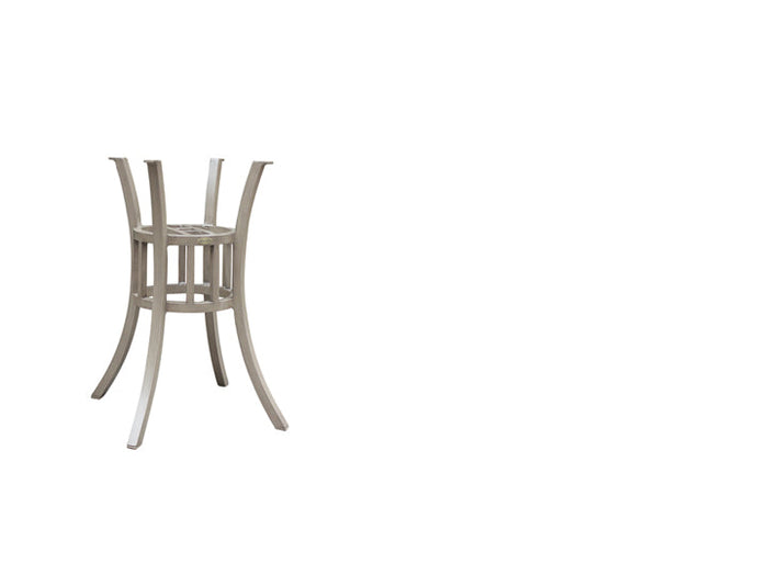 Hamilton Dining Table Base (for 30"Round Top w/UH) Aluminum w/Adjustable Legs