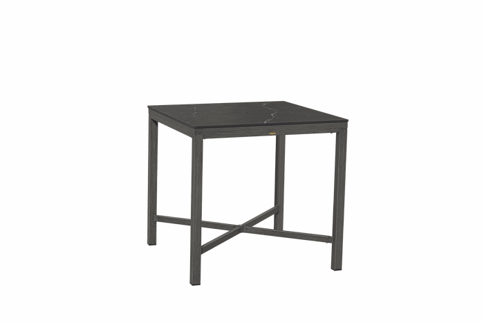 Laguna 39" Sq Sintered Stone Counter Table w/UH