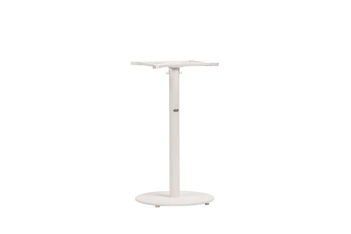 Pismo Bar Table Base Round , 102 LBS + Large Spider White