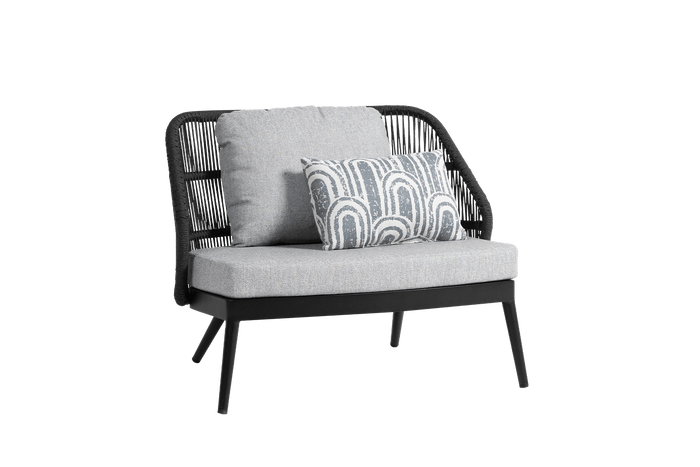 Las Colinas Club Chair (Charcoal)