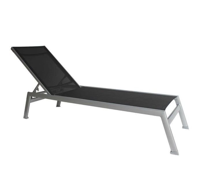 Lucca Adjustable Lounger (Black)