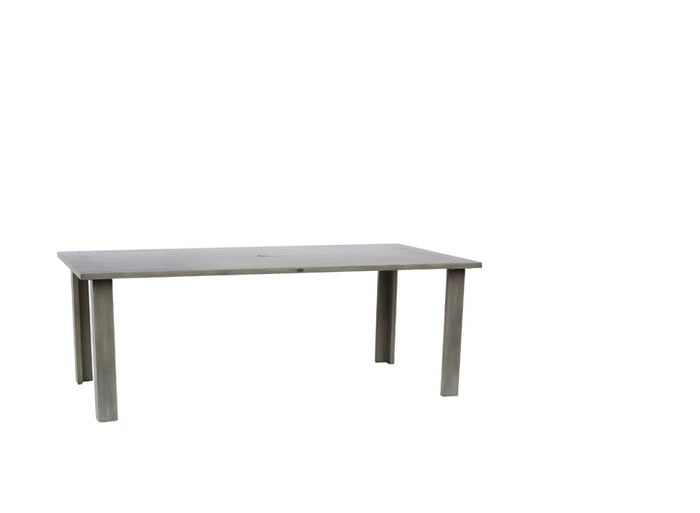 Limo 84" x 42" Rectangular Dining Table w/Umbrella Hole