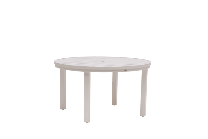 Sunbury 54"Round Dining Table w/UH White