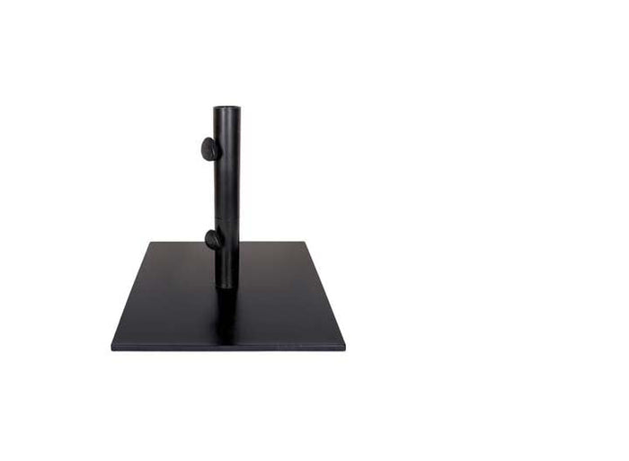 Umbrella Base w/Dual Purpose Stem, Square - Steel