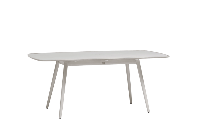 Alinea 71″ X 39″ Rect Dining Table W/UH White Wash