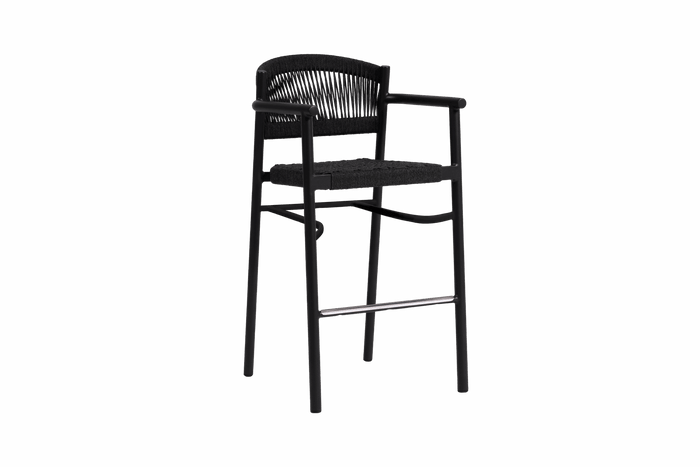 Naples Bar Chair w Arm (Stackable)