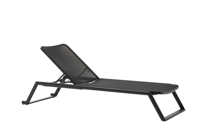 Bahamas Adjustable Lounger Graphite