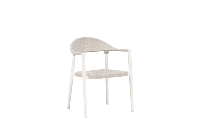Ballina Dining Arm Chair Oat Milk