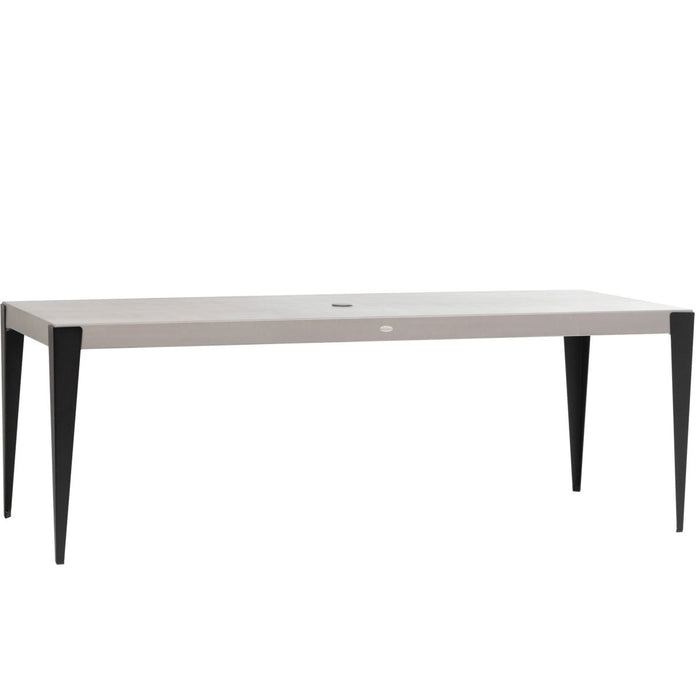 Genval 84.5"X38" Rectangular Dining Table W/Umbrella Hole