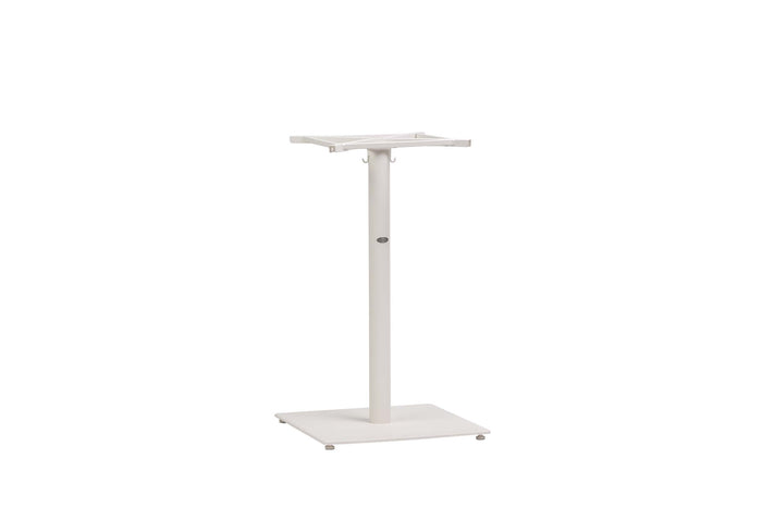 Pismo Bar Table Base Square , 110 LBS + Large Spider White