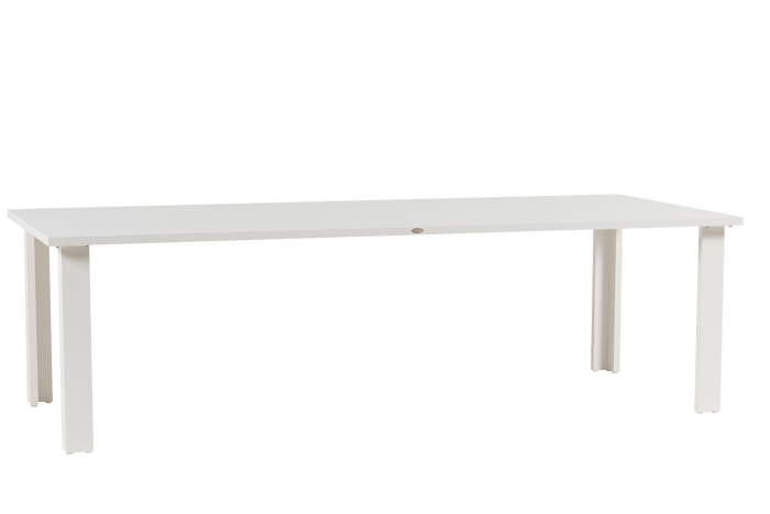 Limo 103″ x 43″ Rect Dining Table w/UH Talk White