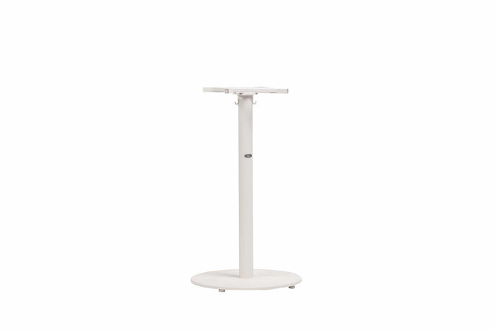 Pismo Bar Table Base Round , 102 LBS + Small Spider White