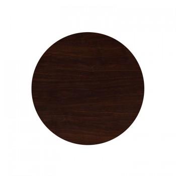 30'' ROUND RESIN WALNUT TABLE TOP [TP-WAL-30RD-GG]