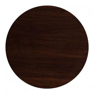 48'' ROUND RESIN WALNUT TABLE TOP [TP-WAL-48RD-GG]