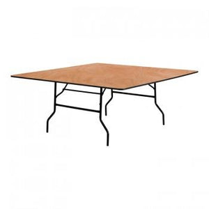 72'' SQUARE WOOD FOLDING BANQUET TABLE [YT-WFFT72-SQ-GG]