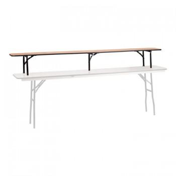 96'' X 12'' X 12'' BAR TOP RISER WITH BLACK LEGS [YT-WTFT796R-GG]