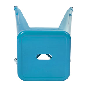 Phoenix Backless Side Chair Teal